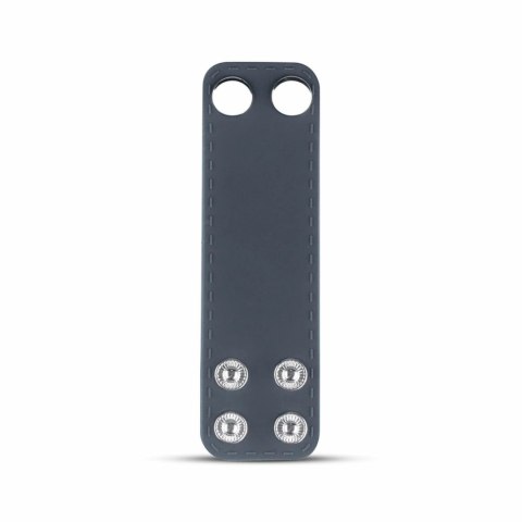 Boners Pasek Regulowany S/M z Silikonu - szeroki, miękki, czarny