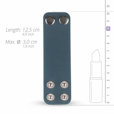 Boners Pasek Regulowany S/M z Silikonu - szeroki, miękki, czarny