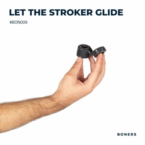 Boners Pierścień anatomiczny z separatorem - silikonowy, szary