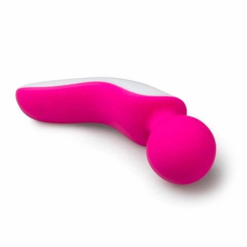 EasyToys Mini Wand - kompaktowy masażer wibrujący rożowo-biały