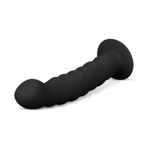 EasyToys Silicone Strap-On Bended - Zestaw z regulowanym uprzężą, silikonowy