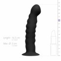 EasyToys Silicone Strap-On Bended - Zestaw z regulowanym uprzężą, silikonowy