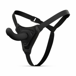 EasyToys Silicone Strap-On System Regulowany, silikonowy, czarny, 110 cm