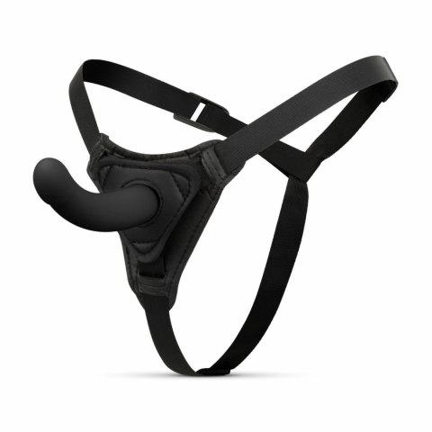 EasyToys Silicone Strap-On System Regulowany, silikonowy, czarny, 110 cm