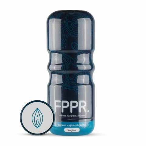 FPPR. Biała maszyna intymna z anatomicznym otworem i teksturą