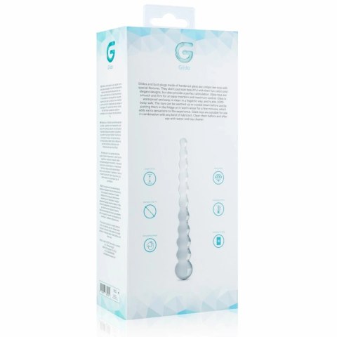 Glas Model No. 20 - Szklany przyrząd intymny z profilowaną powierzchnią