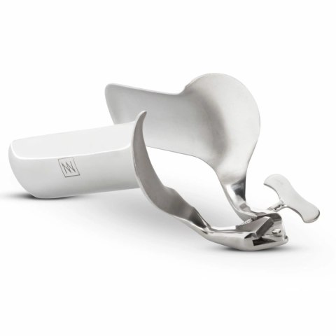 Sinner Gear Collins - stalowy wziernik ginekologiczny, regulowany, srebrny