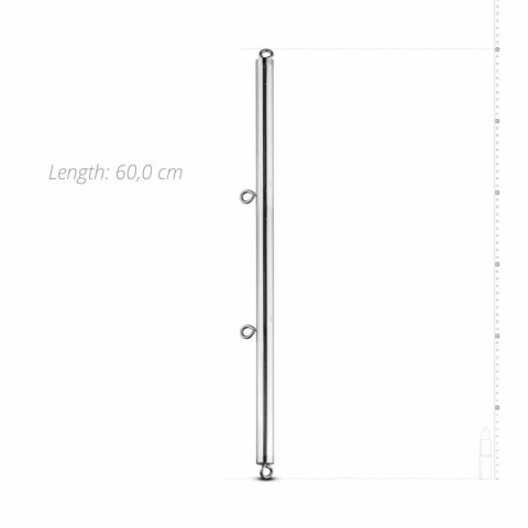 Sinner Gear Metalowy Rozpor Stalowy z 4 Pierścieniami 60 cm Silver