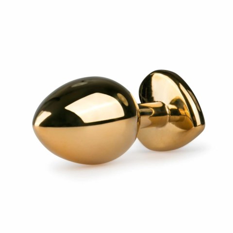 Diogol Metalowy Korek Anatomiczny z Kryształem Heart Srebrny S