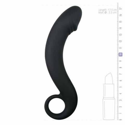 EasyToys Czarny Model Prostatyczny z Silikonu - Anatomicznie Wyprofilowany