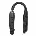 EasyToys Flogger z silikonowym uchwytem - model anatomiczny, czarny