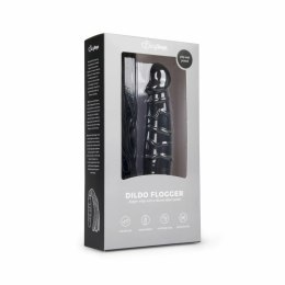 EasyToys Flogger z silikonowym uchwytem - model anatomiczny, czarny