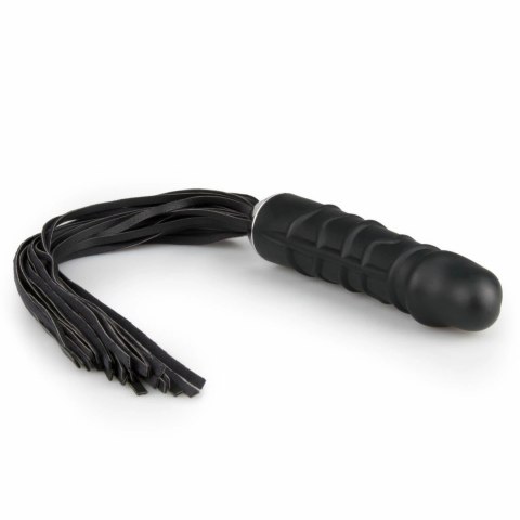 EasyToys Flogger z silikonowym uchwytem - model anatomiczny, czarny