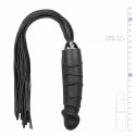 EasyToys Flogger z silikonowym uchwytem - model anatomiczny, czarny
