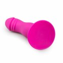 EasyToys Model Pink silikonowy z przyssawką, prążkowana powierzchnia