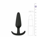 EasyToys Plug S z Silikonu Medycznego - Model Anatomiczny, Czarny