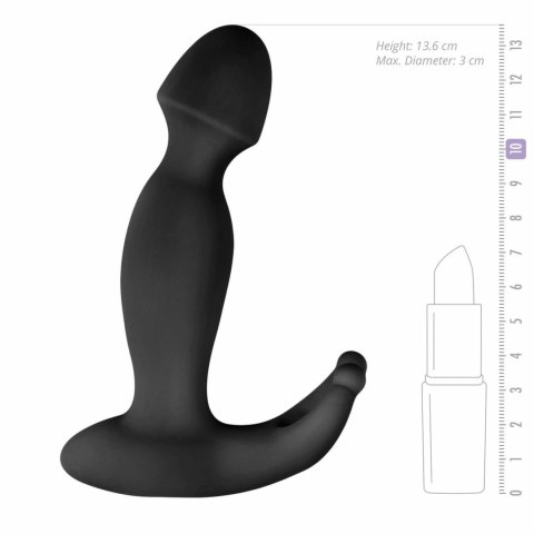 EasyToys Pounding Pete silikonowy masażer punktowy z wibracjami czarny
