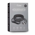 EasyToys Skorzany Kołnierz Regulowany z Łańcuszkami Metalowymi 45 cm