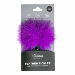 EasyToys Small Tickler fioletowy - piorko z krotką rączką