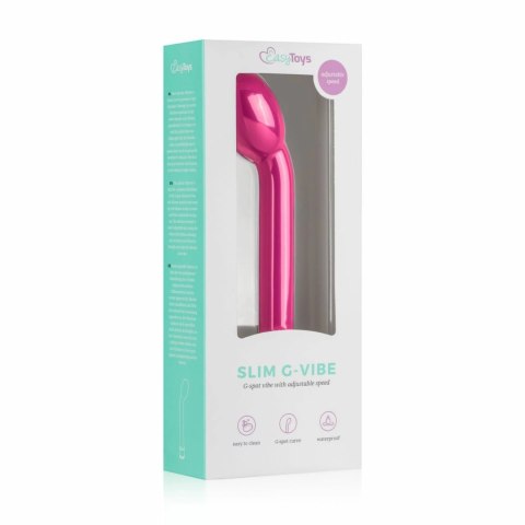 EasyToys Wibrator G-Spot Pink - precyzyjna stymulacja, wodoodporny