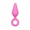 EasyToys Zestaw silikonowych korkow z uchwytem, 3 rozmiary, rożowy