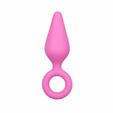 EasyToys Zestaw silikonowych korkow z uchwytem, 3 rozmiary, rożowy