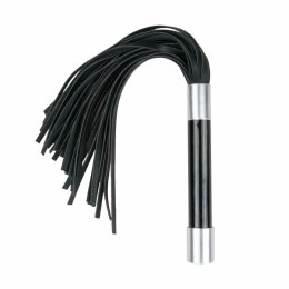 Ouch! Flogger z metalowym uchwytem - elegancki bat do gry scenicznej