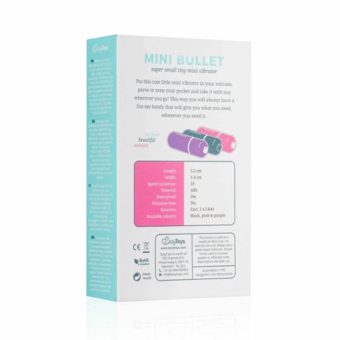 Pretty Love Mini Bullet 10 Trybow Rożowy - Kompaktowy Wibrator
