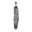 Rimba Aluminium Plug z Syntetycznym Lisim Ogonem, Srebrny, 40 cm