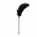 Rimba Feather Tickler czarny miękki piorko do masażu 37 cm