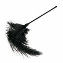 Rimba Feather Tickler czarny miękki piorko do masażu 37 cm