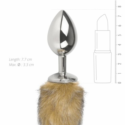 Sinner Gear Aluminium Plug z Futrzanym Ogonem Srebrny 40 cm