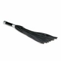Sinner Gear Długi Flogger ze Stalową Rękojeścią 70 cm Czarny