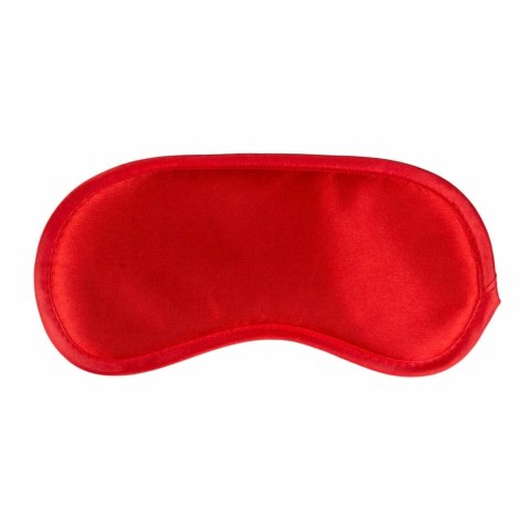 ToyJoy Red Satin Eye Mask - lśniąca satynowa opaska na oczy, czerwona