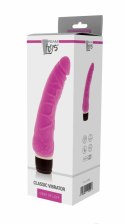 Baile Classic Slim Vibrator rożowy 21 cm wodoodporny silikonowy