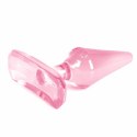 Dream Toys Pink Mini Plug z motywem motyla i przyssawką 7 cm
