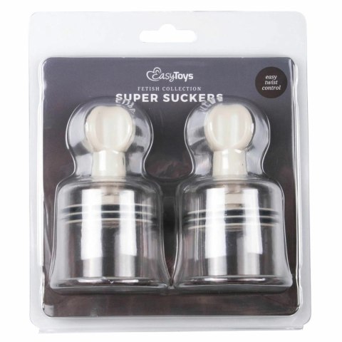 EasyToys Przyssawki Powiększające Duże 2 sztuki - Model z Regulacją