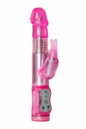 Easytoys Pink Rabbit - wielofunkcyjny wibrator z 12 trybami, wodoodporny