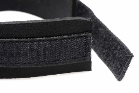 Frisky Zestaw Obroża z Smyczą Czarna - Model Neoprenowy Regulowany