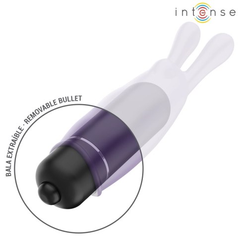 Intense Mini Bullet Violet - kompaktowy model wibracyjny IPX6 8,7x2,4 cm