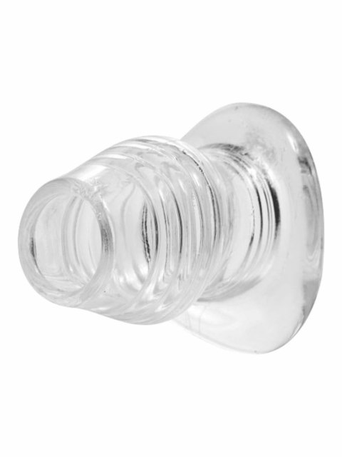 Master Series Cock Dock Tunnel Przezroczysty korek anatomiczny TPE 11cm