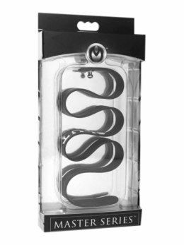 Master Series silikonowy kołnierz czarny regulowany 45 cm