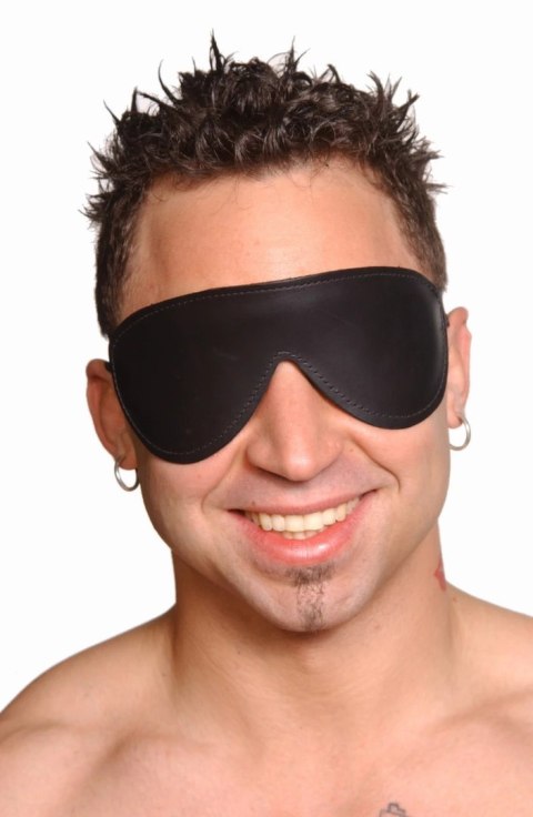 Strict Leather Opaska Zasłaniająca Oczy Skorzana z Miękkim Wypełnieniem