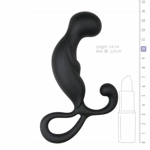 Sway Curved Black - Anatomiczny masażer stref intymnych silikonowy