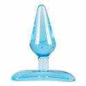 TOYZ4LOVERS Anal Plug Motyl Transparentny Niebieski 7 cm TPE z Przyssawką