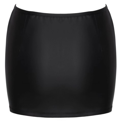 Cottelli PARTY Spodnica Mini Czarna Matowa z Dżetami i Zamkiem M