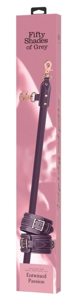 Fifty Shades of Grey Entwined Passion - elegancki zestaw z drążkiem i mankietami