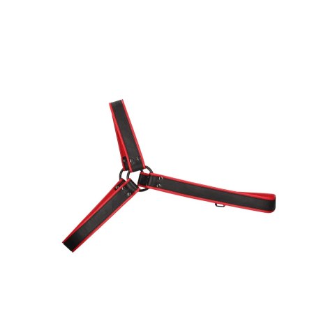 Gladiator Skorzany Uprząż Y-Premium, Regulowana, czarna, 98-112 cm