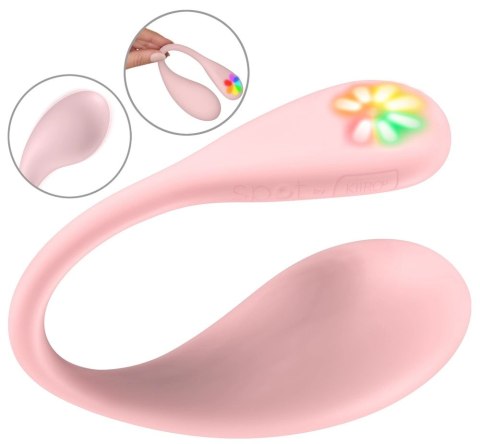 Kiiroo Spot Ocean Blue - Interaktywny system wibracyjny z LED, Bluetooth, 9,7 cm