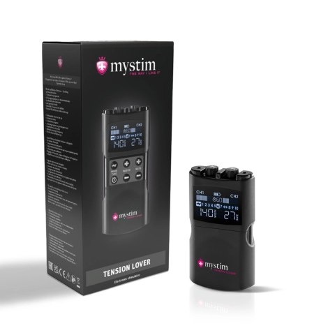 Mystim Tension Lover 2 - Zaawansowany Powerbox E-Stim, 2 kanały, USB-C